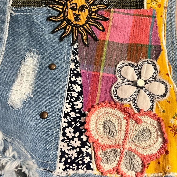 BDG URBAN OUTFITTERS PATCHWORK JEANS SIZE 27 - Picture 4 of 11